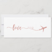 Parijse uitnodiging, Parijse bruids douche  Kaart (Achterkant)