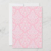 Parijse uitnodiging, Parijse verjaardag, Bruidsjon Kaart (Achterkant)