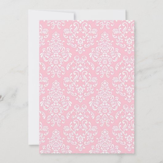 Parijse uitnodiging, Parijse verjaardag, Bruidsmei Kaart (Achterkant)