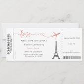 Parijse uitnodiging, Paris Bridal Shower  Kaart (Voorkant)