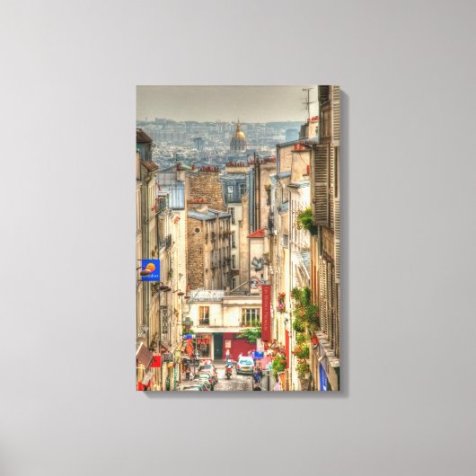 Parijse Uitzicht Canvas Afdruk (Voorkant)