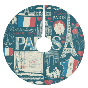 Parijse Vintage: Franse Republiek Elegantie Kerstboom Rok