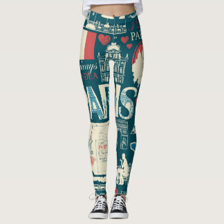 Parijse Vintage: Franse Republiek Elegantie Leggings