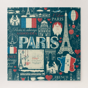 Parijse Vintage: Franse Republiek Elegantie Legpuzzel