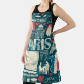 Parijse Vintage: Franse Republiek Elegantie Schort (Insitu)