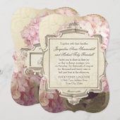 Parijse Vintage Hydrangea Manor House Formal Kaart (Voorkant / Achterkant)
