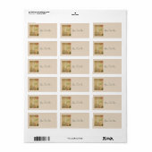 Parijse Vintage Met Eiffeltoren Label (Full Sheet)