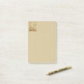 Parijse Vintage Met Eiffeltoren Post-it® Notes (Op bureau)