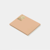 Parijse Vintage Met Eiffeltoren Post-it® Notes (Schuin)