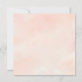 Parijse Vintage Roze Landhuis Bruidspaar Bruiloft Kaart (Achterkant)