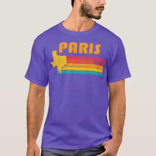 Parijse Vintage van Texas in nood T-shirt