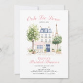 Parijse Vrijgezellenfeest Parijse Café Kaart (Voorkant)