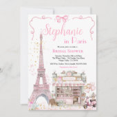 Parijse Vrijgezellenfeest Party Franse Eiffeltoren Kaart (Voorkant)