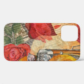 Parijse vrouw: Eiffeltoren retro. Case-Mate iPhone Case (Achterkant (horizontaal))
