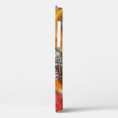 Parijse vrouw: Eiffeltoren retro. Case-Mate iPhone Case (Achterkant / Links)