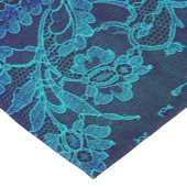 Parijse Vrouwelijke Victoriaans Gotische Marine Bl Korte Tafelloper (Hoek)