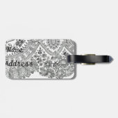  Parijse waterkleur Bagagelabel (Achterkant horizontaal)