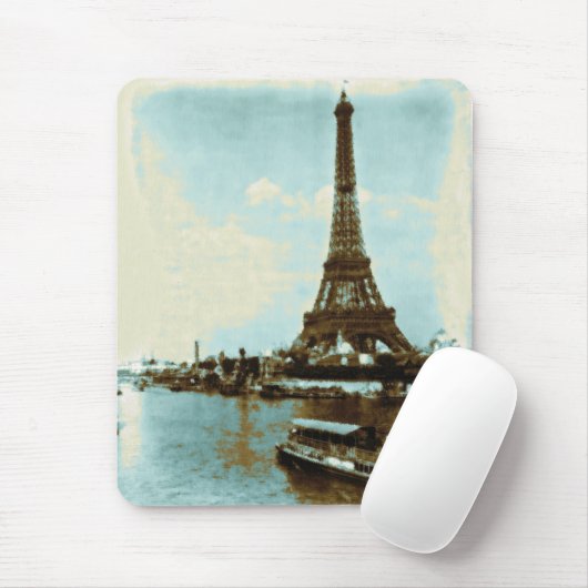  Parijse waterkleur Muismat (Met muis)