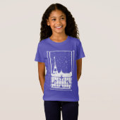 Parijse Winterblik T-shirt (Voorkant volledig)