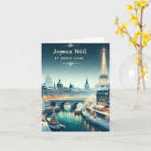 Parijse winterelegantie kaart (Gele Bloem)