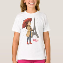 Parijse Wonder" – Dziewczyna z parasolką pod Wież