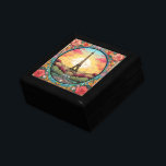 Parijse Zonsondergang Eifeltoren Parijs Franse Blo Cadeaudoosje<br><div class="desc">De heldere Parijse Sunset Eifel Tower Paris French Floral Gift Boxes heeft een Parijse zonsondergang in art decostijl met de Eifel Tower in een gedurfd bloemenrijk lijst. Creëer door Evco Studio www.zazzle.com/store/evcostudio</div>
