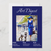 Parijzenaars en huisdieren platte Kaart (Voorkant)