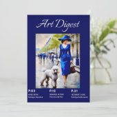 Parijzenaars en huisdieren platte Kaart (Staand voorkant)