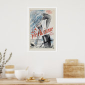 Parijzer Leven La Vie Parisienne Jacques Poster (Keuken)