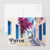 Parikia, Paros Griekenland Briefkaart (Voorkant / Achterkant)