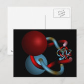 Paringsdans van de afgelegen gebieden van Alexande Briefkaart (Voorkant / Achterkant)