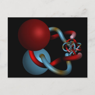 Paringsdans van de afgelegen gebieden van Alexande Briefkaart