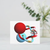 Paringsdans van de afgelegen gebieden van Alexande Briefkaart (Staand voorkant)