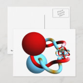 Paringsdans van de afgelegen gebieden van Alexande Briefkaart (Voorkant / Achterkant)