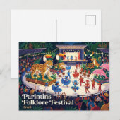 Parintins Folklore Festival Brazilië Briefkaart (Voorkant / Achterkant)