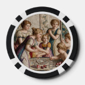 Paris 1790's Roulette Liefde & Kans POKER FICHES  Chips (Achterkant)
