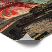 Paris 1889 - Expostion Universelle Eiffel Tower Poster (Hoek)