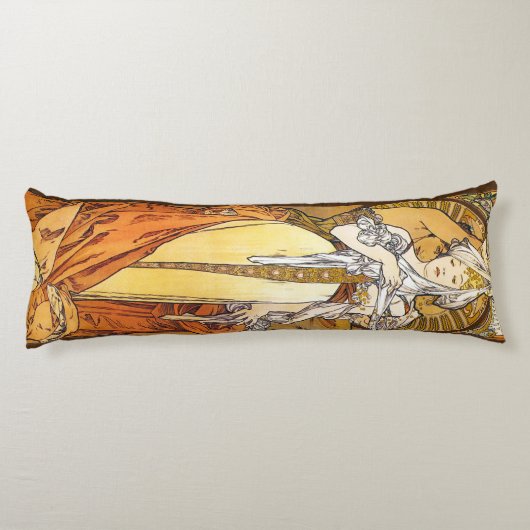 Paris 1900, Alphonse Mucha Lichaamskussen (Achterkant)