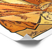 Paris 1900, Alphonse Mucha Poster (Hoek)