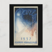 Paris 1937 expositie internationale briefkaart (Voorkant)