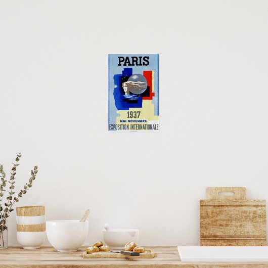 Paris 1937 ~ Exposition Internationale Poster (Keuken)