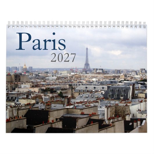 Paris 2026 Kalender (Hoes)