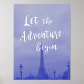 Paris Adventure Poster (Voorkant)