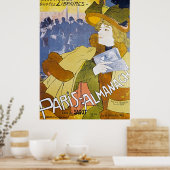 Paris Almanach door Georges de Feure - Poster (Keuken)
