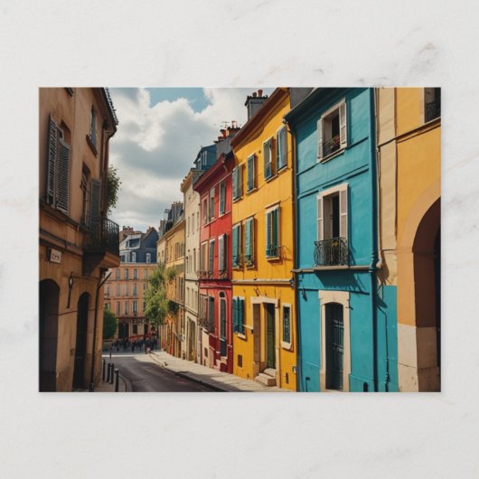 PARIS ANSICHTKAART BRIEFKAART (Voorkant)