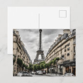 Paris Ansichtkaart (isParis3) Briefkaart (Voorkant / Achterkant)