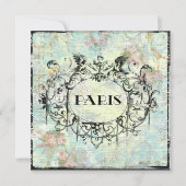 Paris Antiek Style  Uitnodiging (Voorkant)