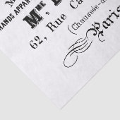 Paris Apartement Typografie Tissuepapier (Detail)