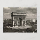 Paris  Arc de Triomphe 1943 Briefkaart (Voorkant)