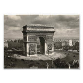 Paris  Arc de Triomphe 1943 Foto Afdruk (Voorkant)